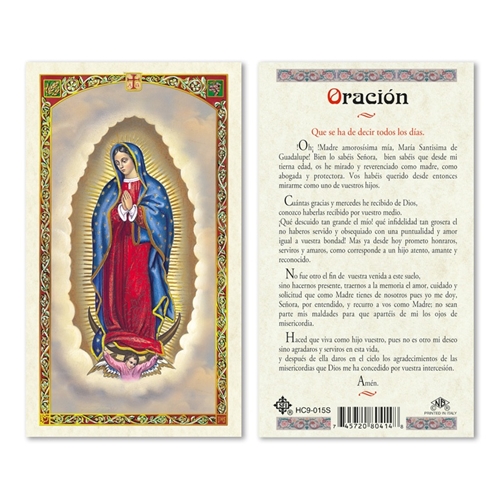 Guadalupe Oracion todos los Dias Laminated Prayer Card | Discount ...