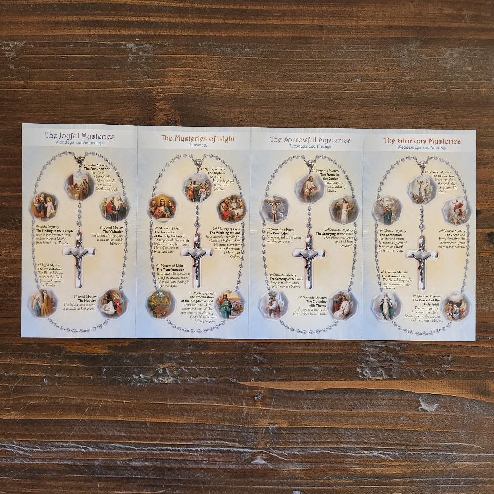 How to Pray The Rosary - Premium Folding Pamphlet | Discount Catholic ...