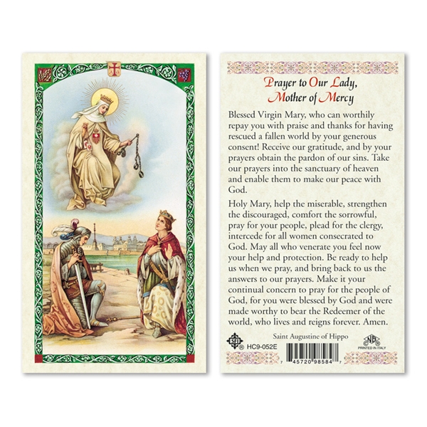 Prayer to Our Lady, Mother of Mercy Laminated Prayer Card
