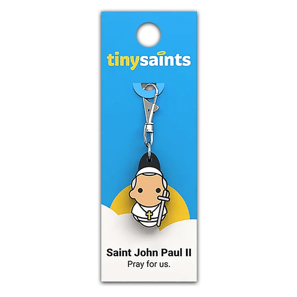 St. John Paul II Tiny Saint Charm